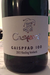 Caspari Graisfad 100 2013 Riesling Feinherb